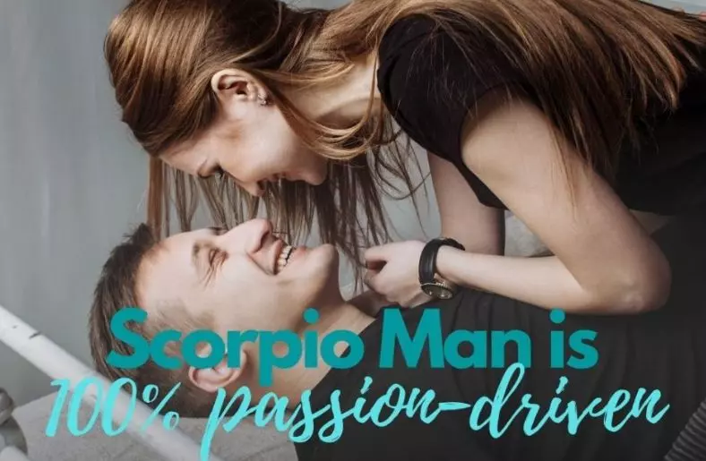 Scorpio man in bed